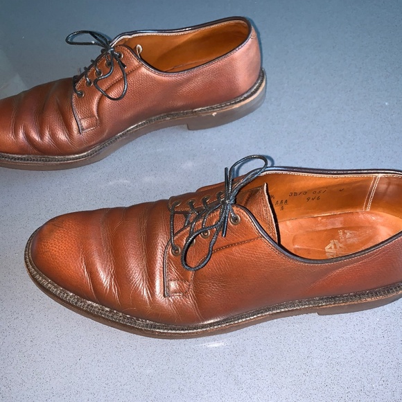 Alden 946 Brown Alpine Grain Plain Toe Bloucher 10 main image 4